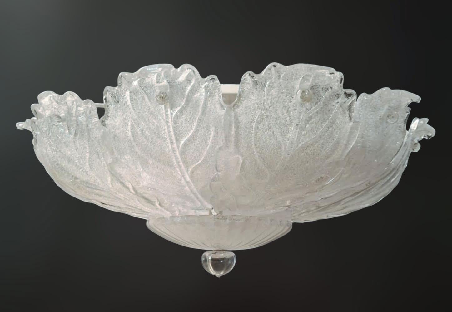Empotrable Graniglia Murano Transparente, 2 Disponibles Moderno de mediados de siglo en venta