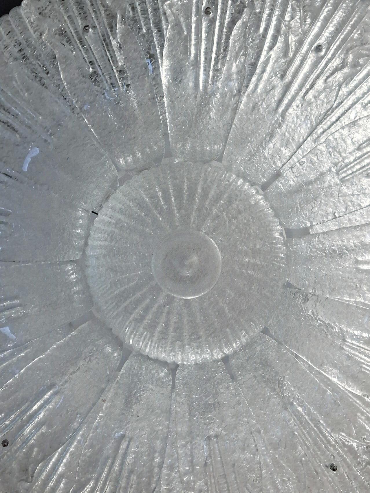 Lampada da incasso trasparente Graniglia Murano in vendita 1