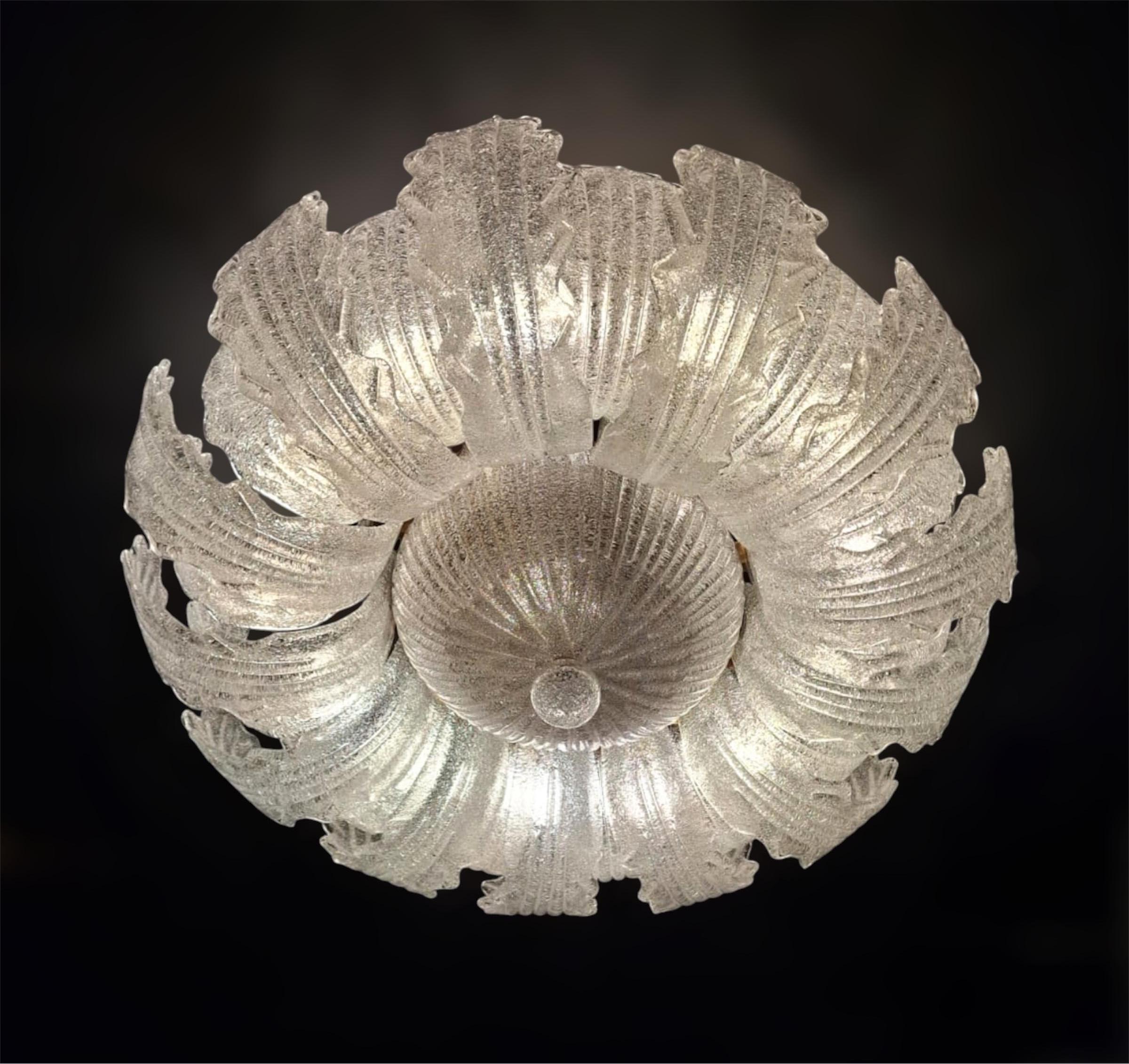 Lampada da incasso trasparente Graniglia Murano in vendita 1