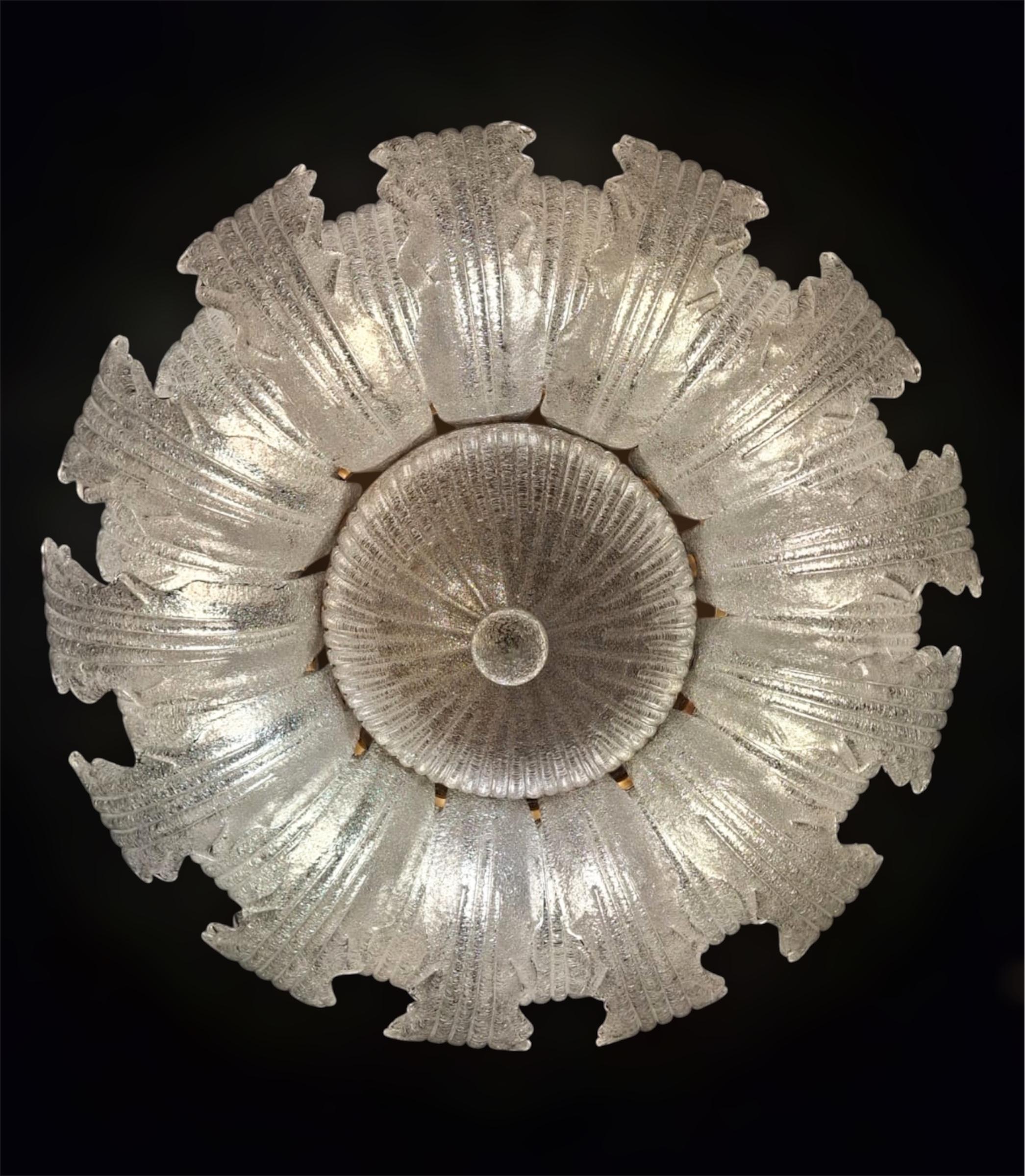 Lampada da incasso trasparente Graniglia Murano in vendita 2