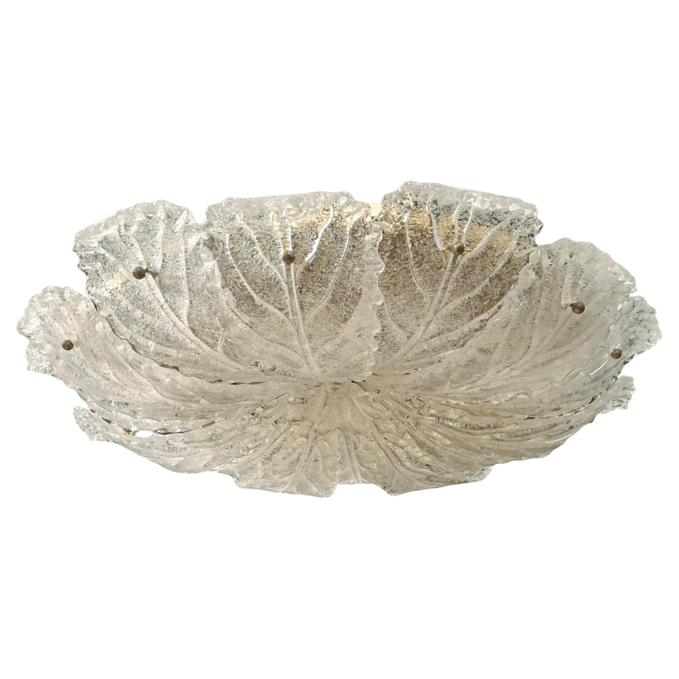 Klarer Graniglia Murano Flush Mount