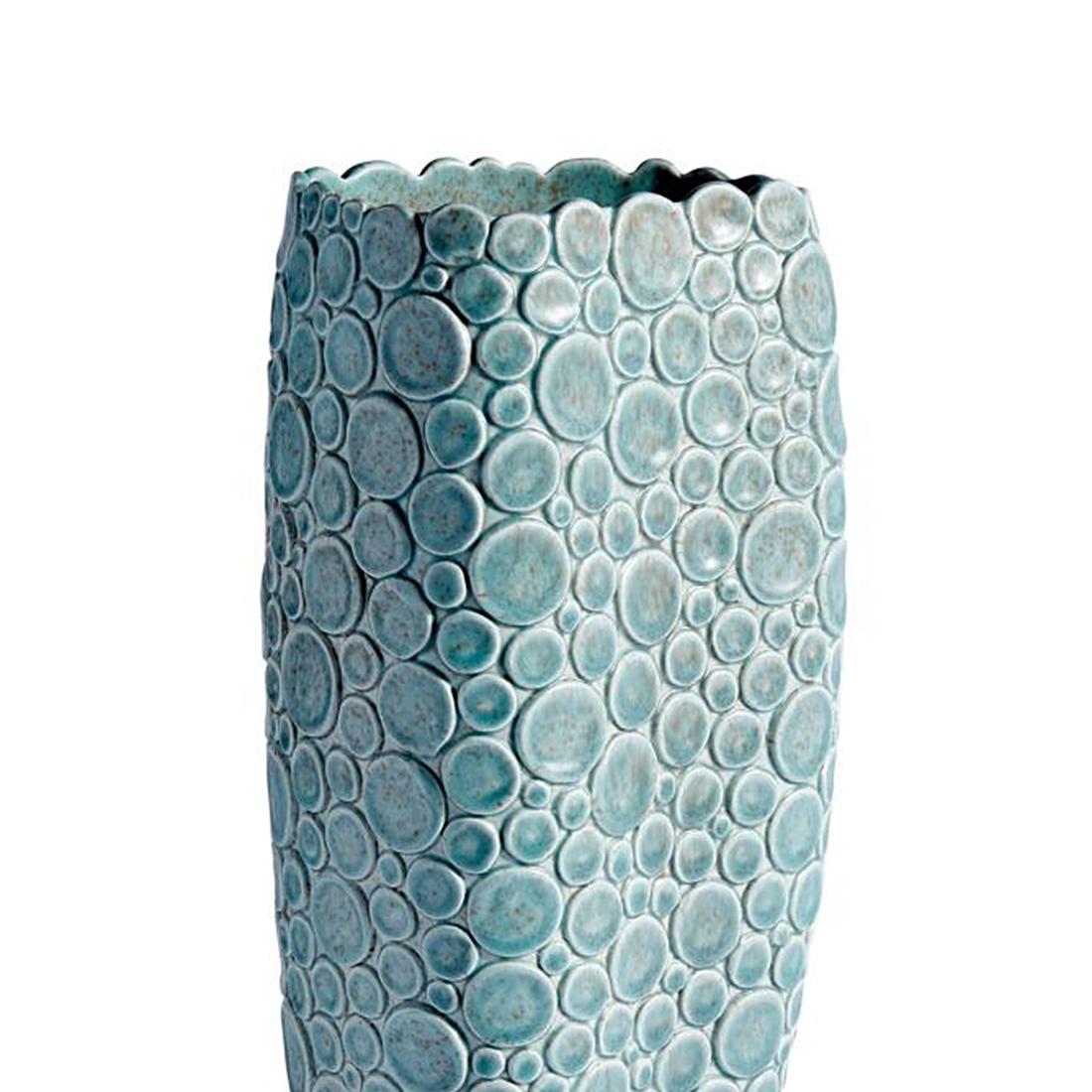 Klare Jade-Vase aus Steingut (Portugiesisch) im Angebot