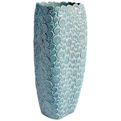 Clear Jade Vase in Earthenware
