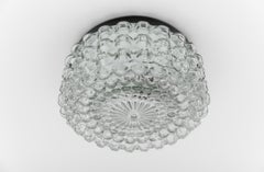 Clear Lovely Bubble Glass Wall Lamp or Flush Mount Light, 1960s Germany