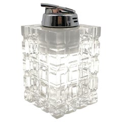Clear Lucite Table Lighter, Italy, 1970s