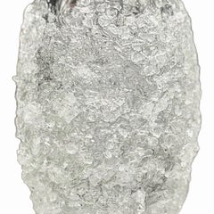 Clear Murano Cotisso Glass Vase