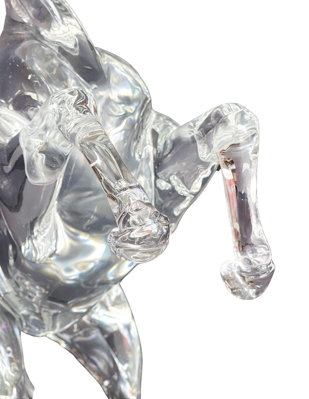 glass horse figurine