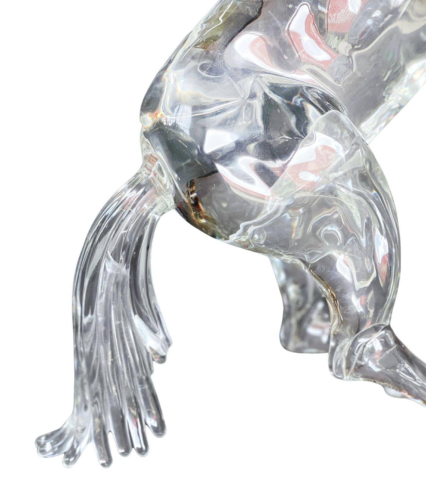 murano glass horse figurine