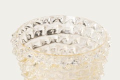 Clear Murano Rostrato Vase