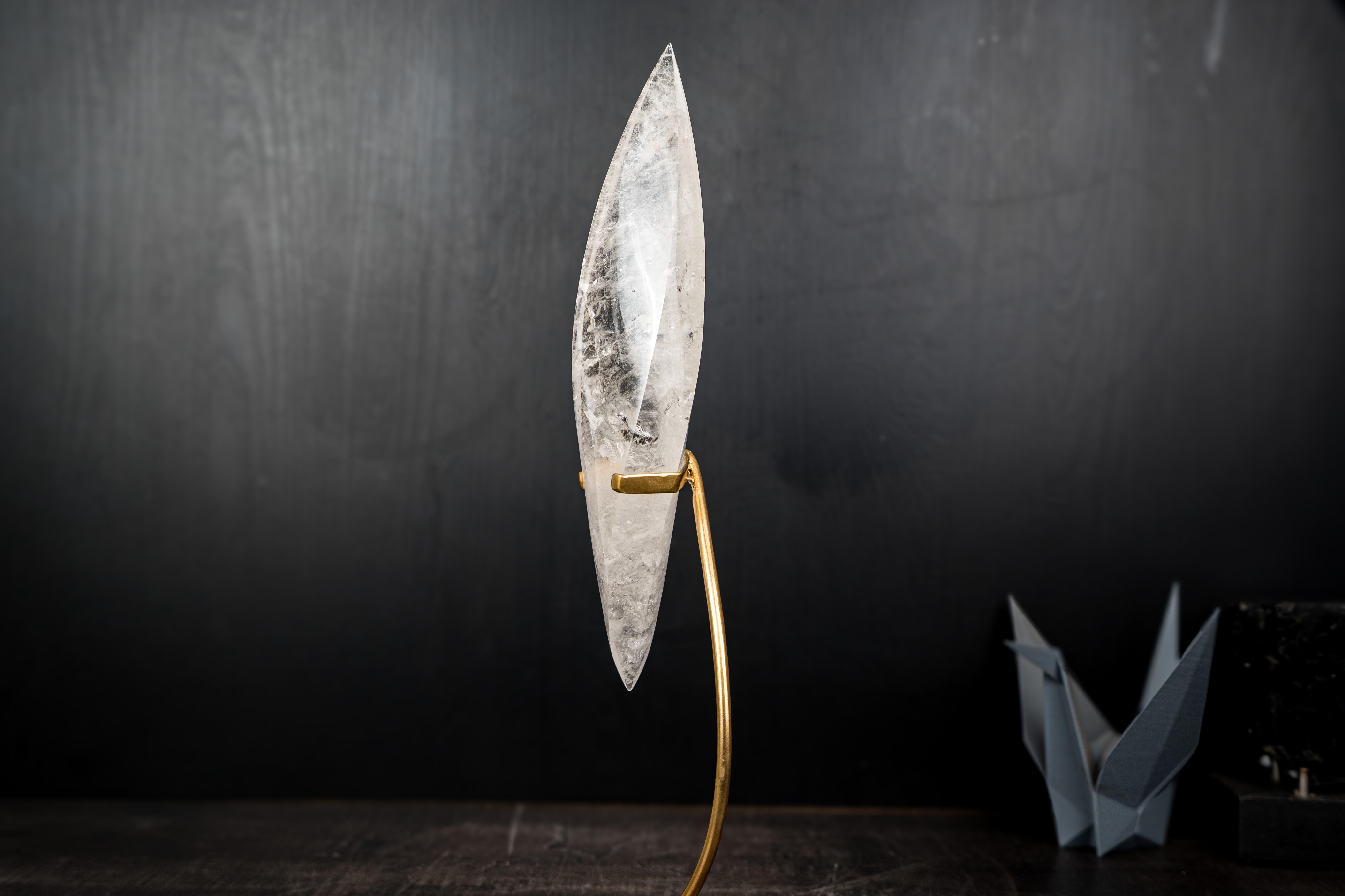 Clear Quartz Crystal Flame Sculpture In condizioni Nuovo in vendita a Ametista Do Sul, BR