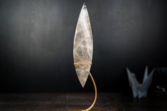 Clear Quartz Crystal Flame Sculpture
