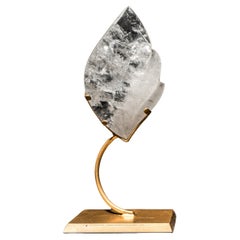 Small Clear Quartz Flame Sculpture