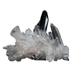 Clear Quartz mit rosa Dumortierit-Einschlüssen aus klarem Quarz - 266 g
