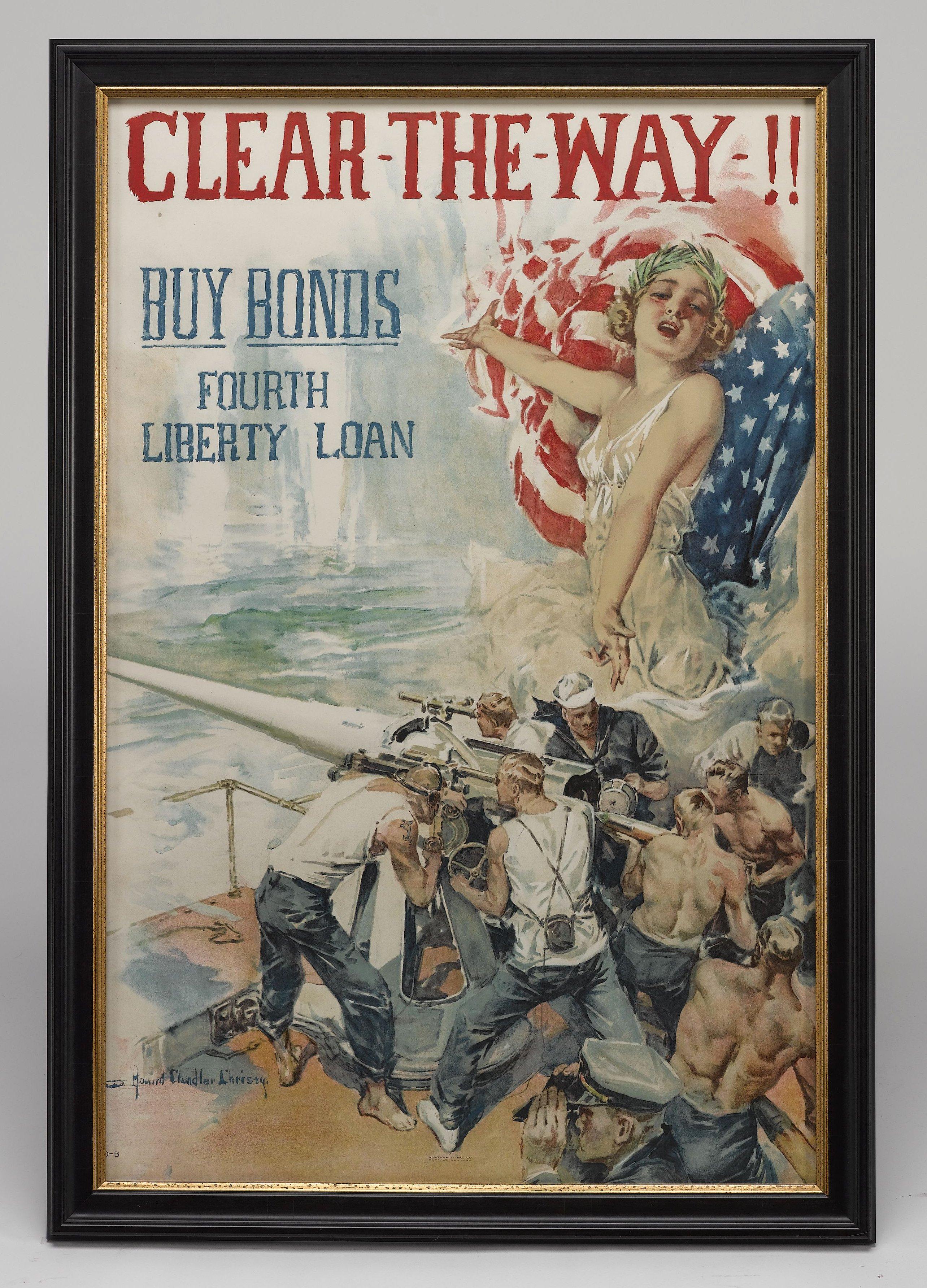 Presented is an original Howard Chandler Christy poster from 1919 entitled 