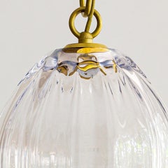 Clear Tobalá Glass Pendant, Agave Collection