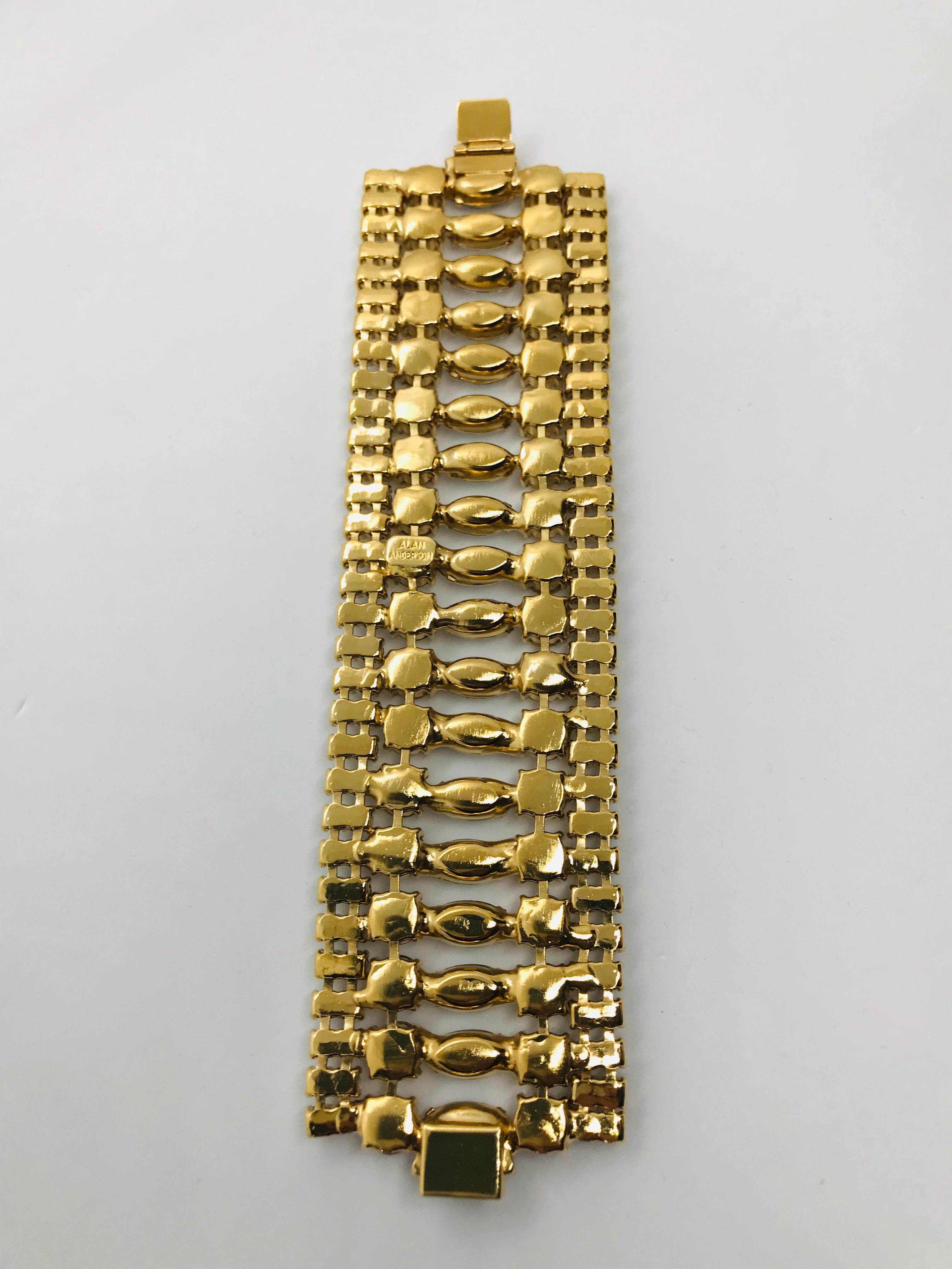 vintage swarovski crystal bracelet