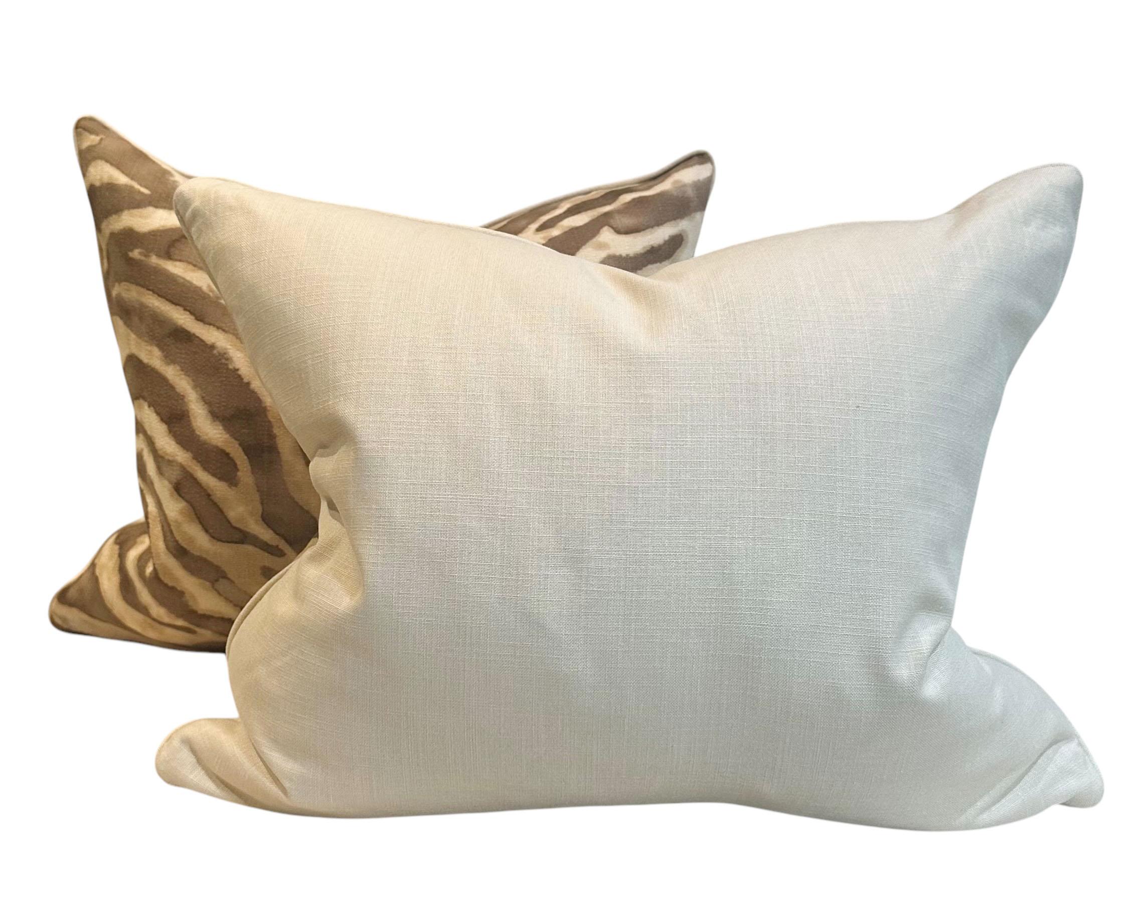 Italian Clearance House Zebra Pillows