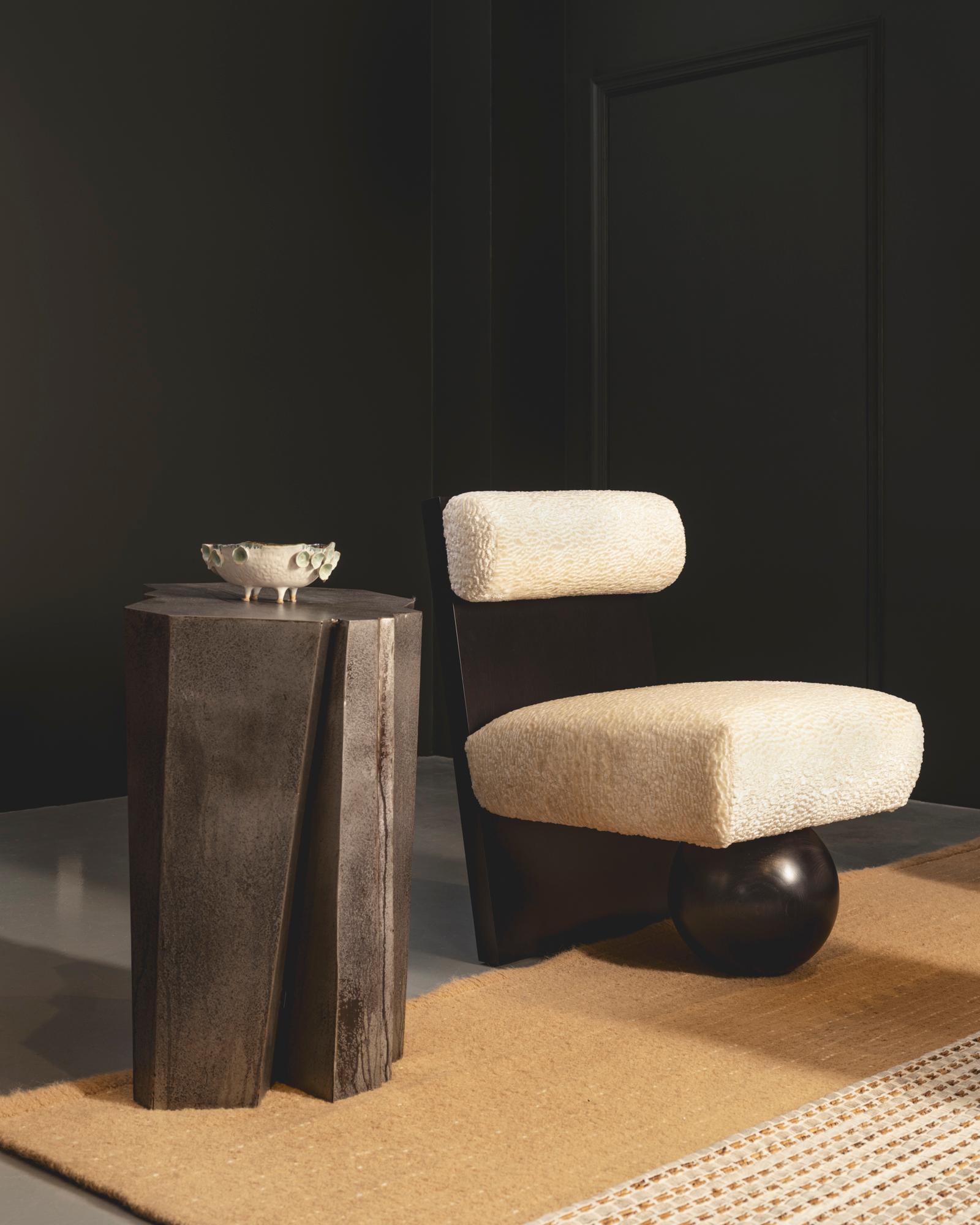 Cleaving Bronze Bench was a series that began with an exploration into the geologic structures of minerals and rocks. Using the language of science to create art. Each bench is meticulously hand crafted , fit cut and welded by the Artist in house.