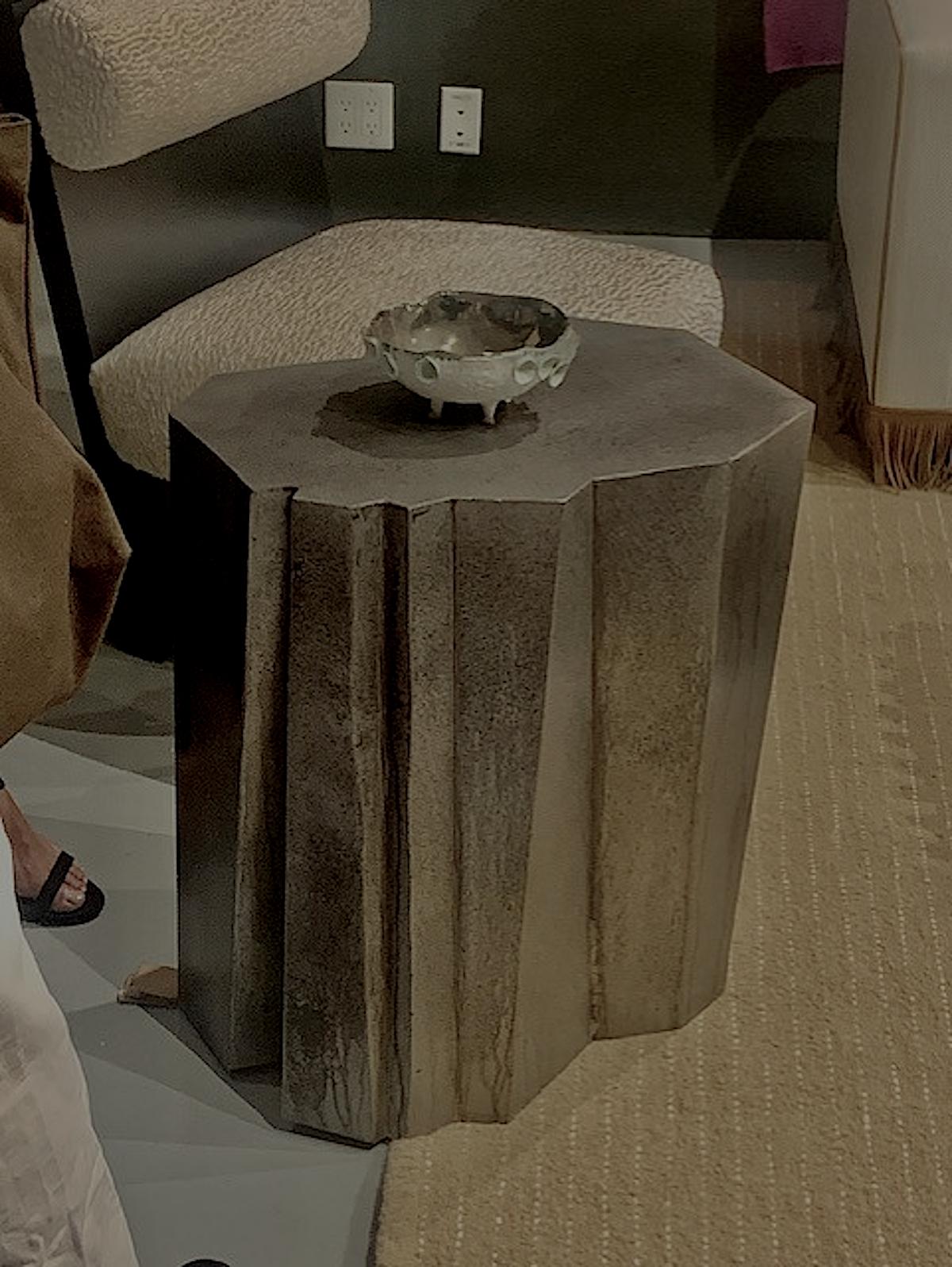 Contemporary Cleaving Bronze Bench For Sale