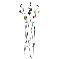 "Clef De Sol" 1950s Coat Stand by Roger Feraud