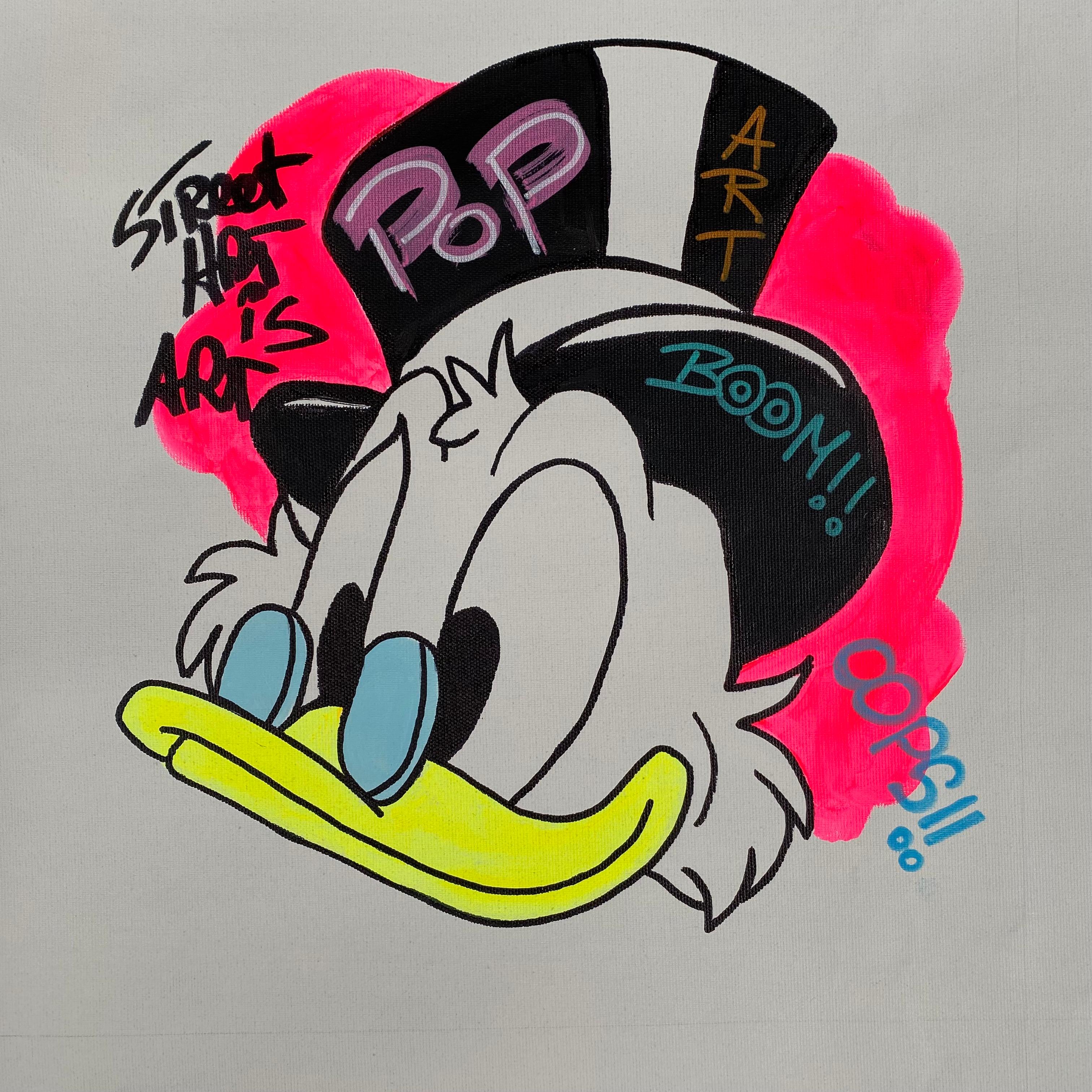 Clem$ Indiana 4 fabelhafte Scrooge Acryl auf Leinwand (21. Jahrhundert und zeitgenössisch) im Angebot