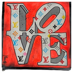 Clem$  Indiana LoVe LV Acrilico su tela