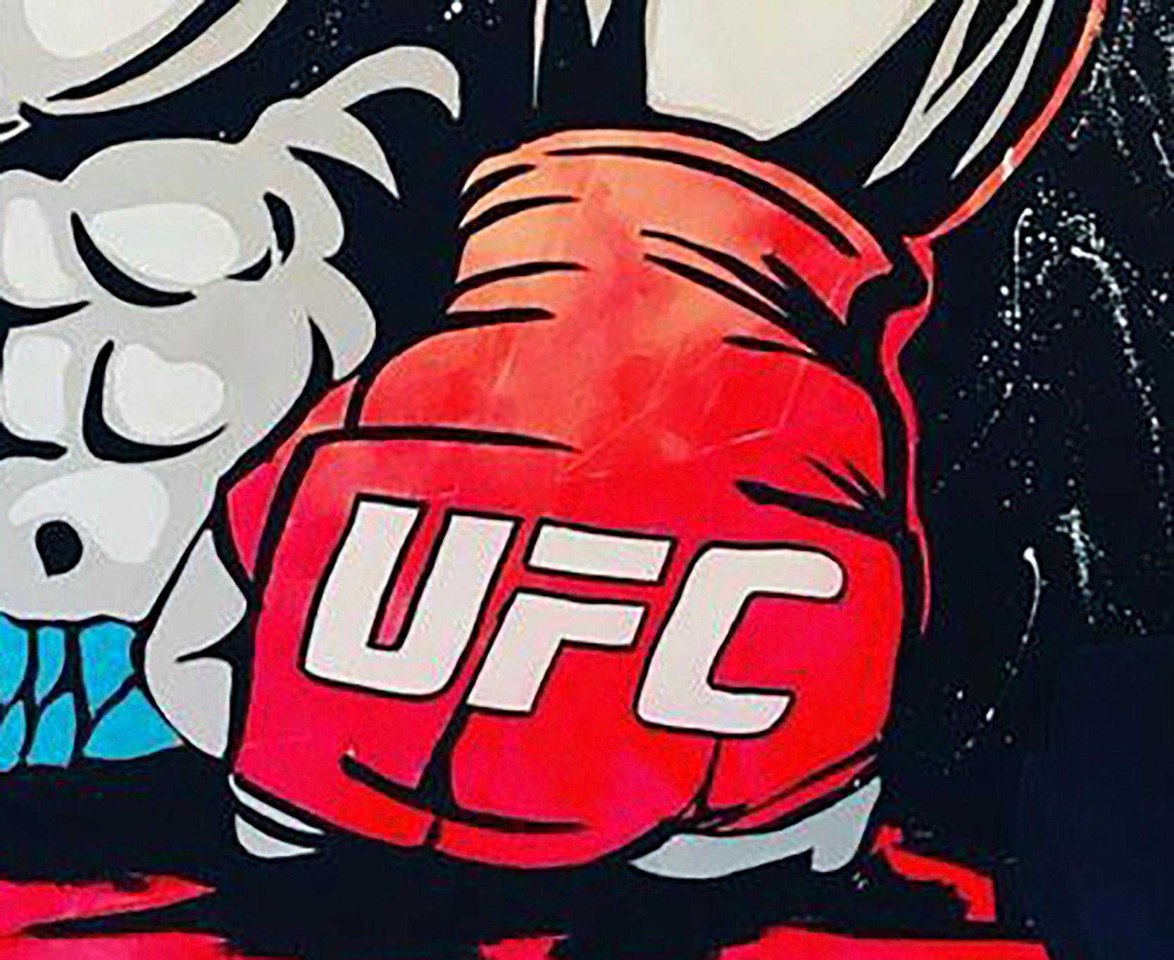 Clem$ - UFC Kong  - Painting by  Clem$