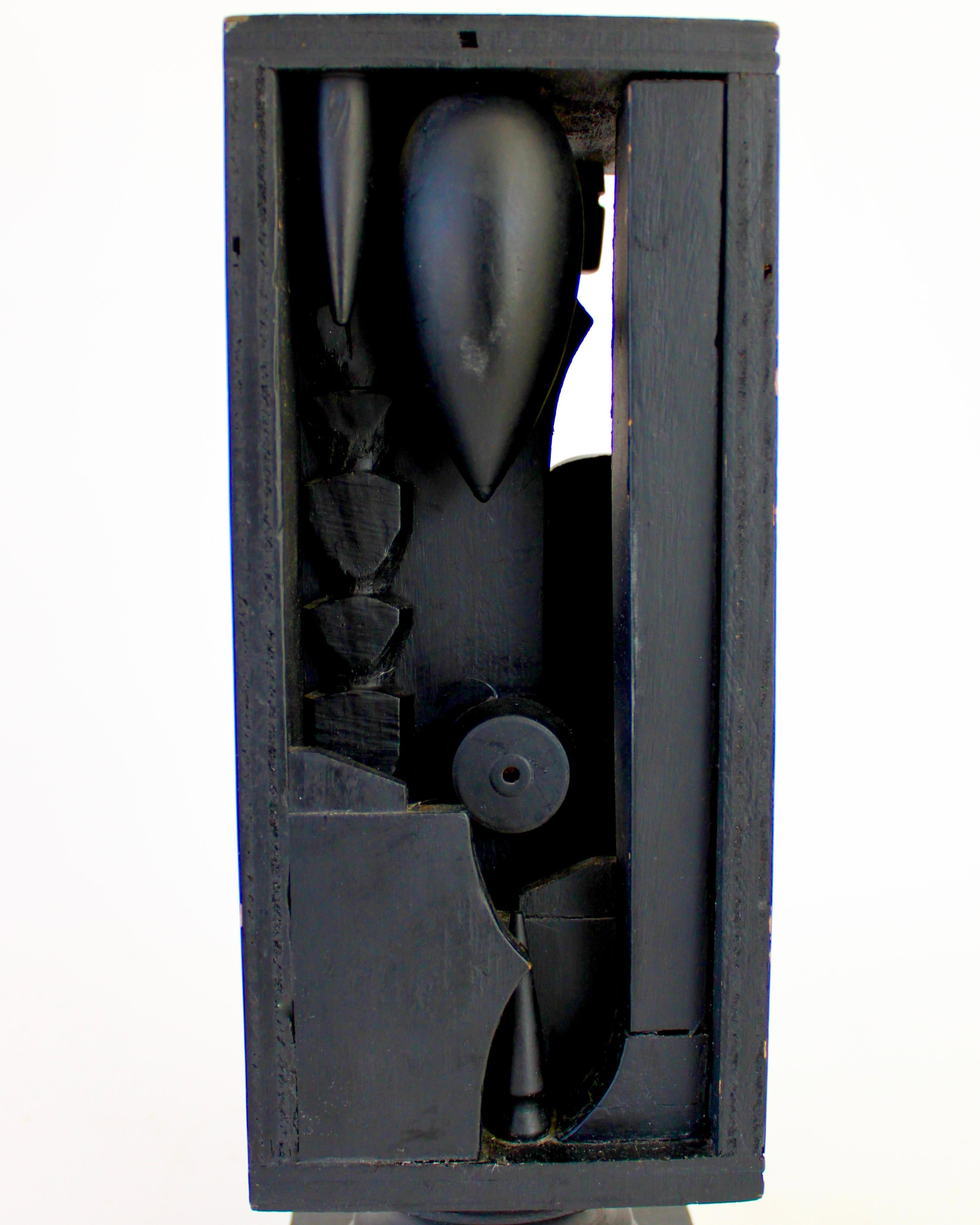 Clem Pennington Assemblage Tabletop Sculpture in the Style of Louise Nevelson 3