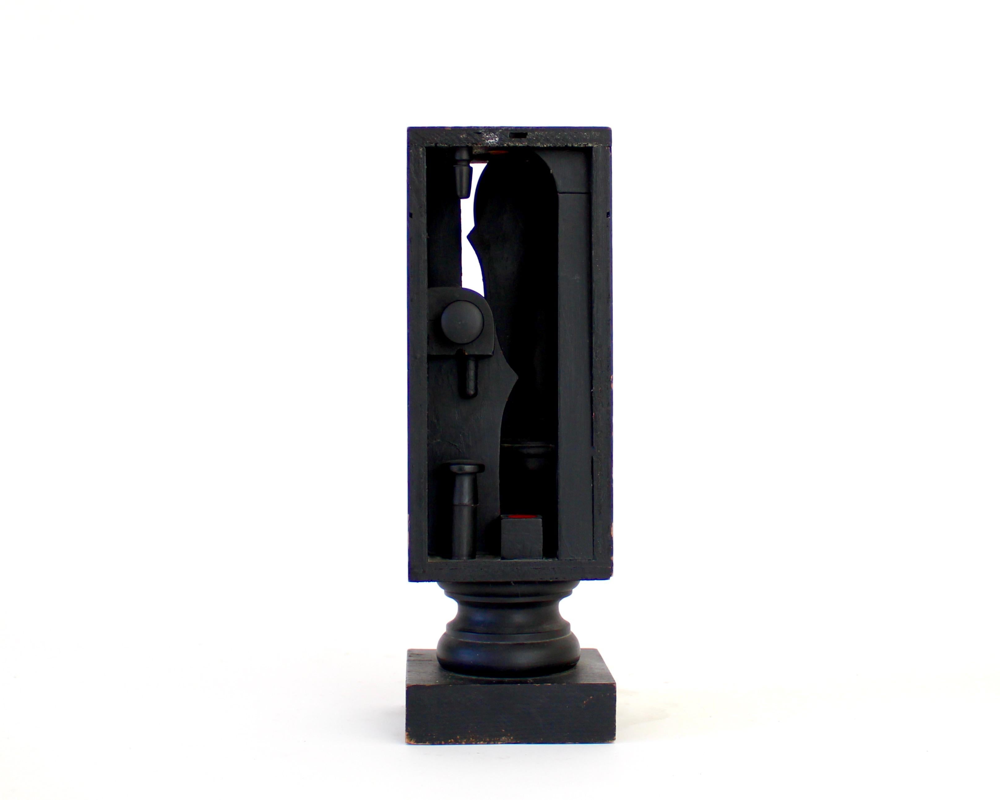 Mid-20th Century Clem Pennington Assemblage Tabletop Sculpture in the Style of Louise Nevelson