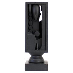 Clem Pennington Assemblage Tabletop Sculpture in the Style of Louise Nevelson