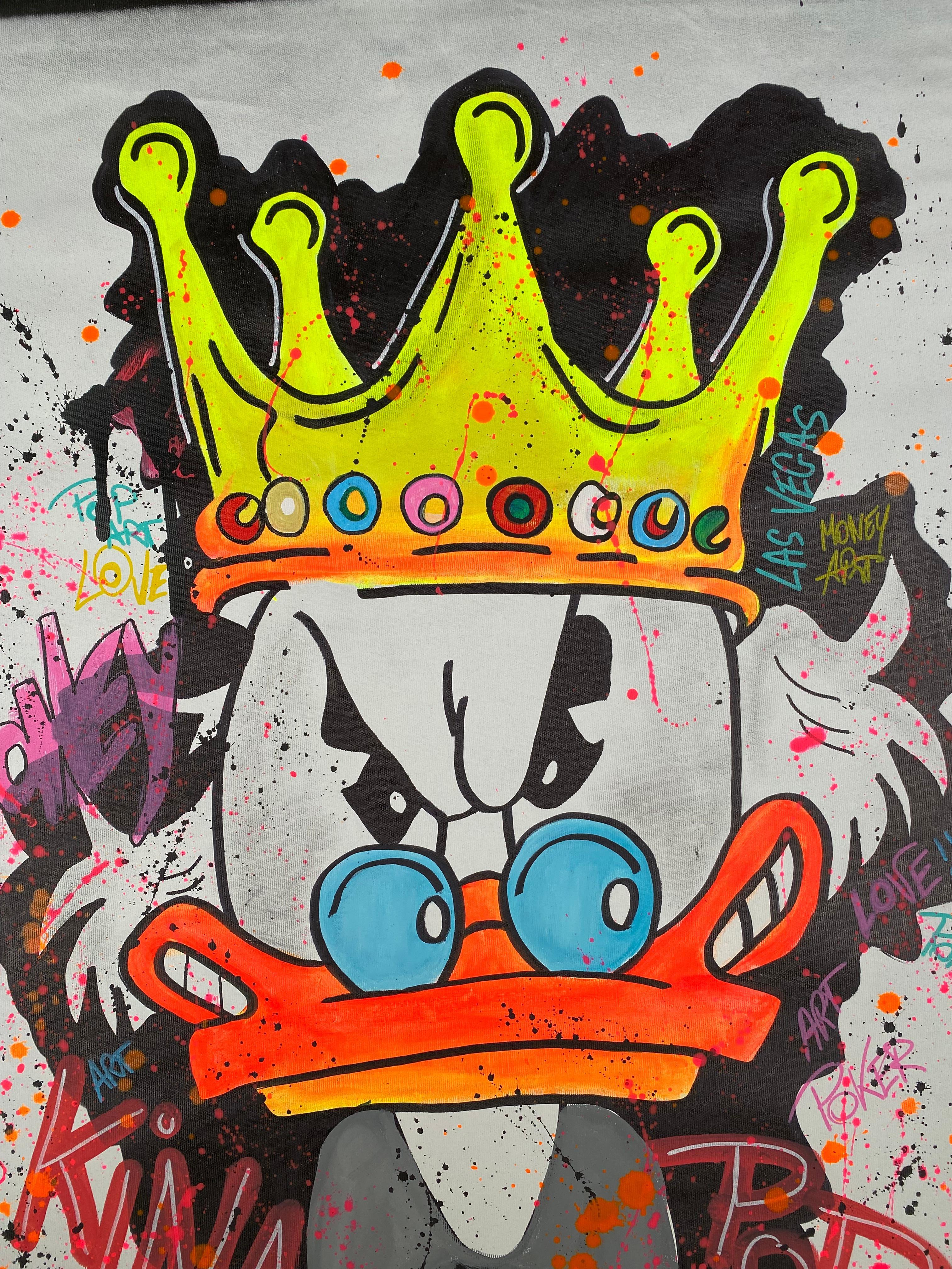 Clems
Picsou . Rey de picas 
Acrílico sobre lienzo 
Firmado recto/verso y fechado 05/2024
80 x 80 cm
2900 euros 