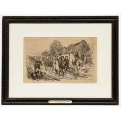 W. B. Hole ARSA (1846-1917) - Signed 1882 Etching, The End of the Rebellion