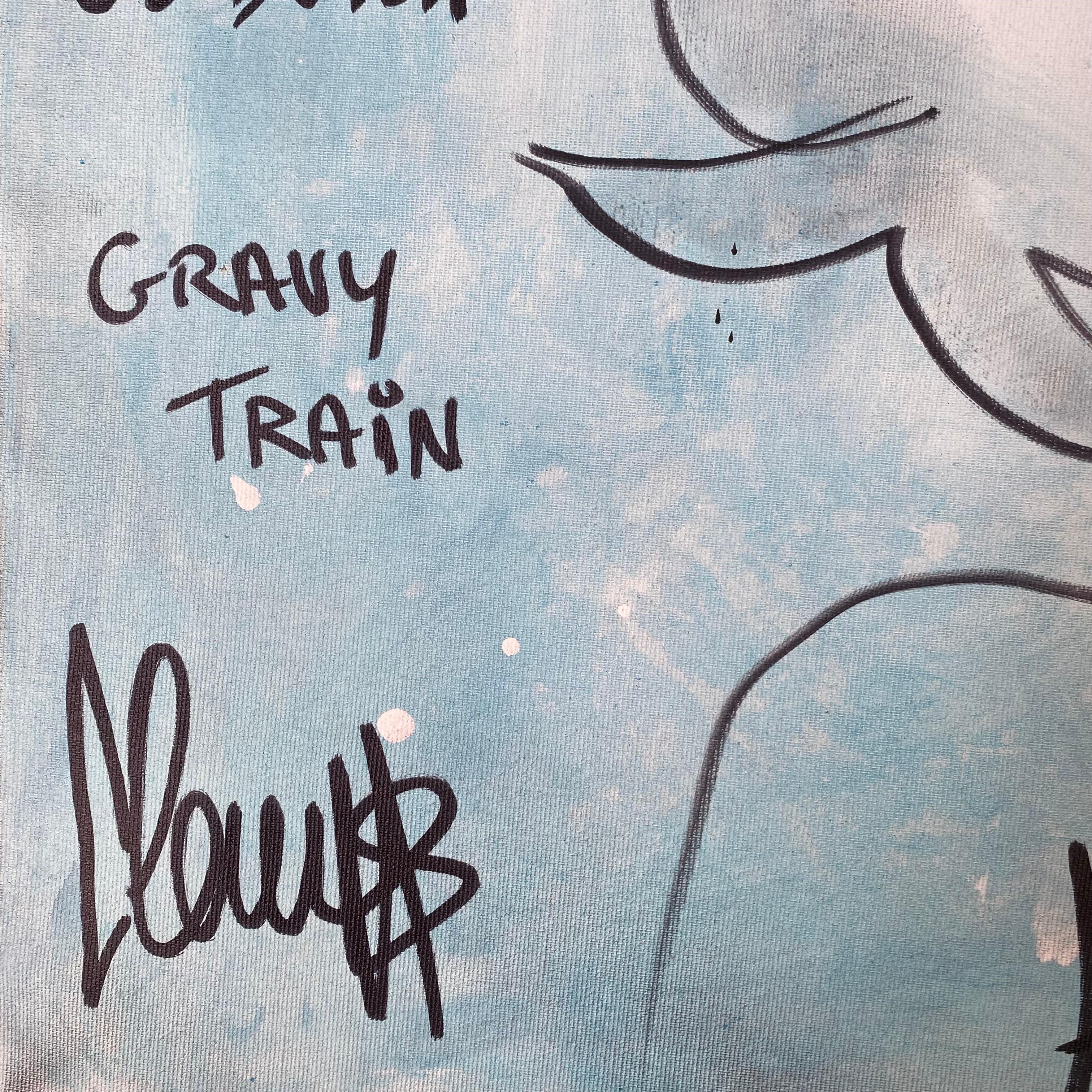 Clem$ Scrooge gravy train Acrílico sobre lienzo en Bueno estado para la venta en Saint ouen, FR