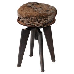 CLemanceau stool by Maison Dominique in 1955 by André Domin and Marcel Genevière