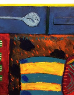 Painting by Dutch Artist Clemens Briels (1946-), Dated 2001