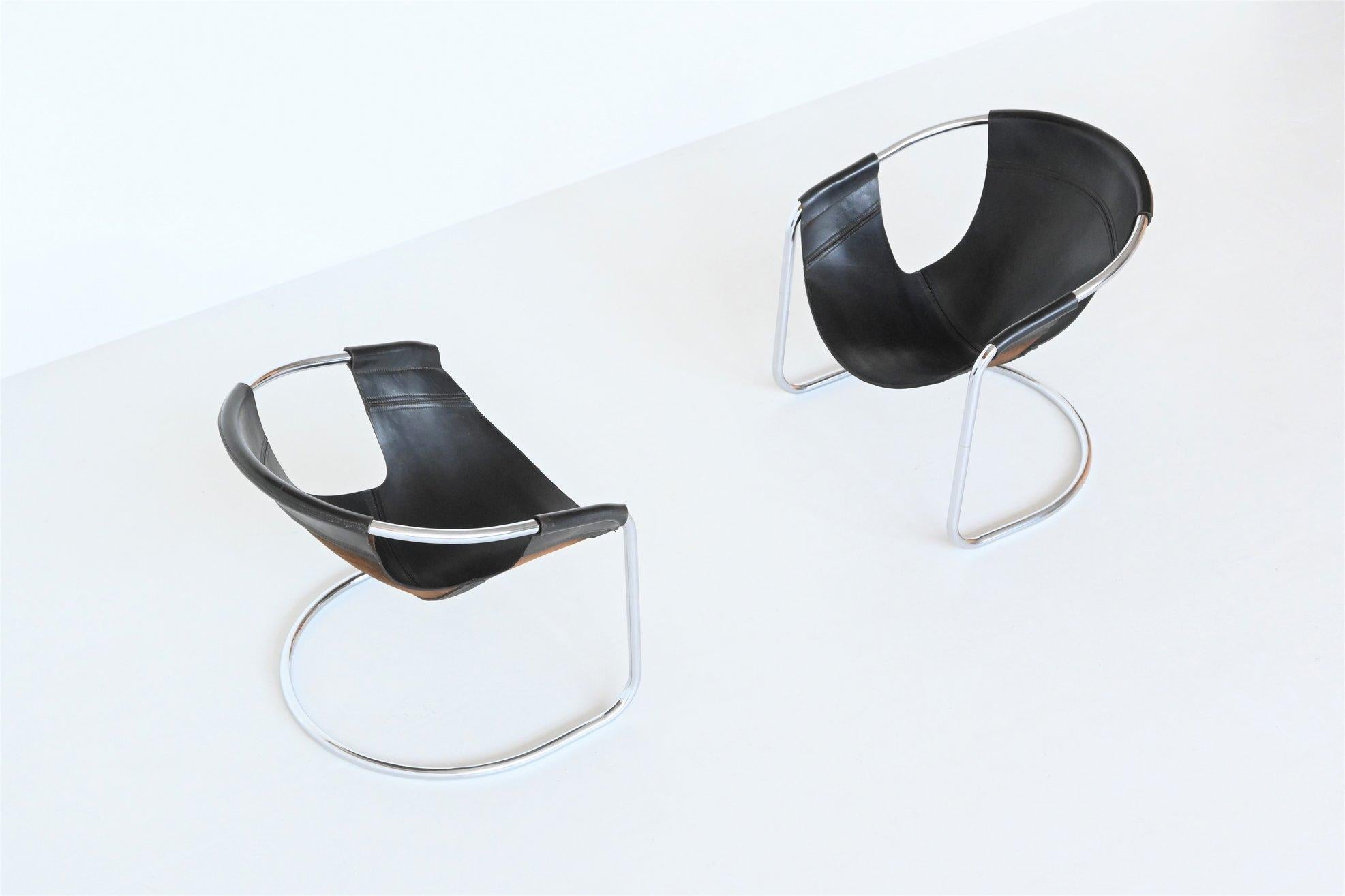 Clemens Claessen Lounge Chairs Ba-as the Netherlands, 1965 11