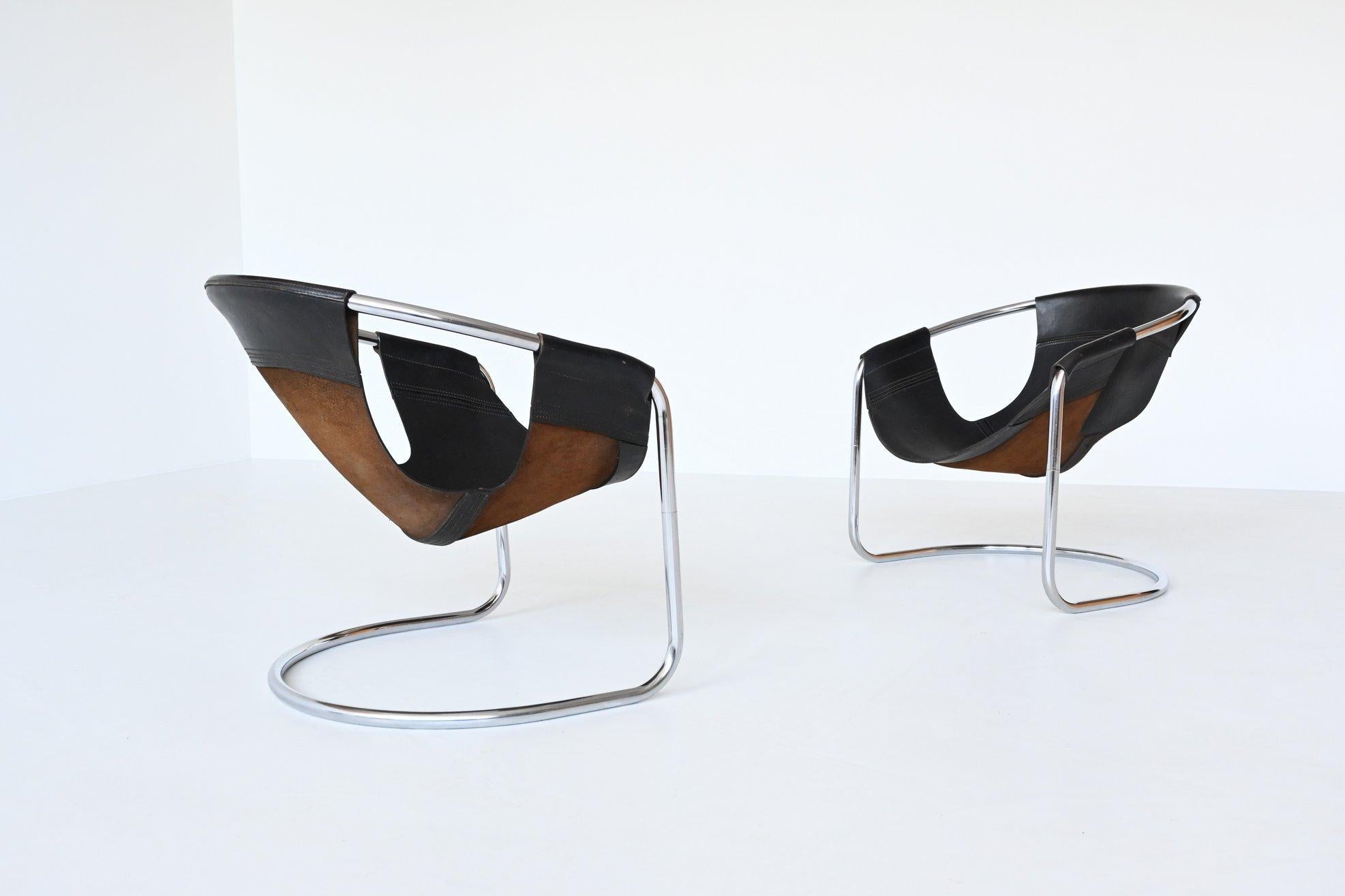 Dutch Clemens Claessen Lounge Chairs Ba-as the Netherlands, 1965