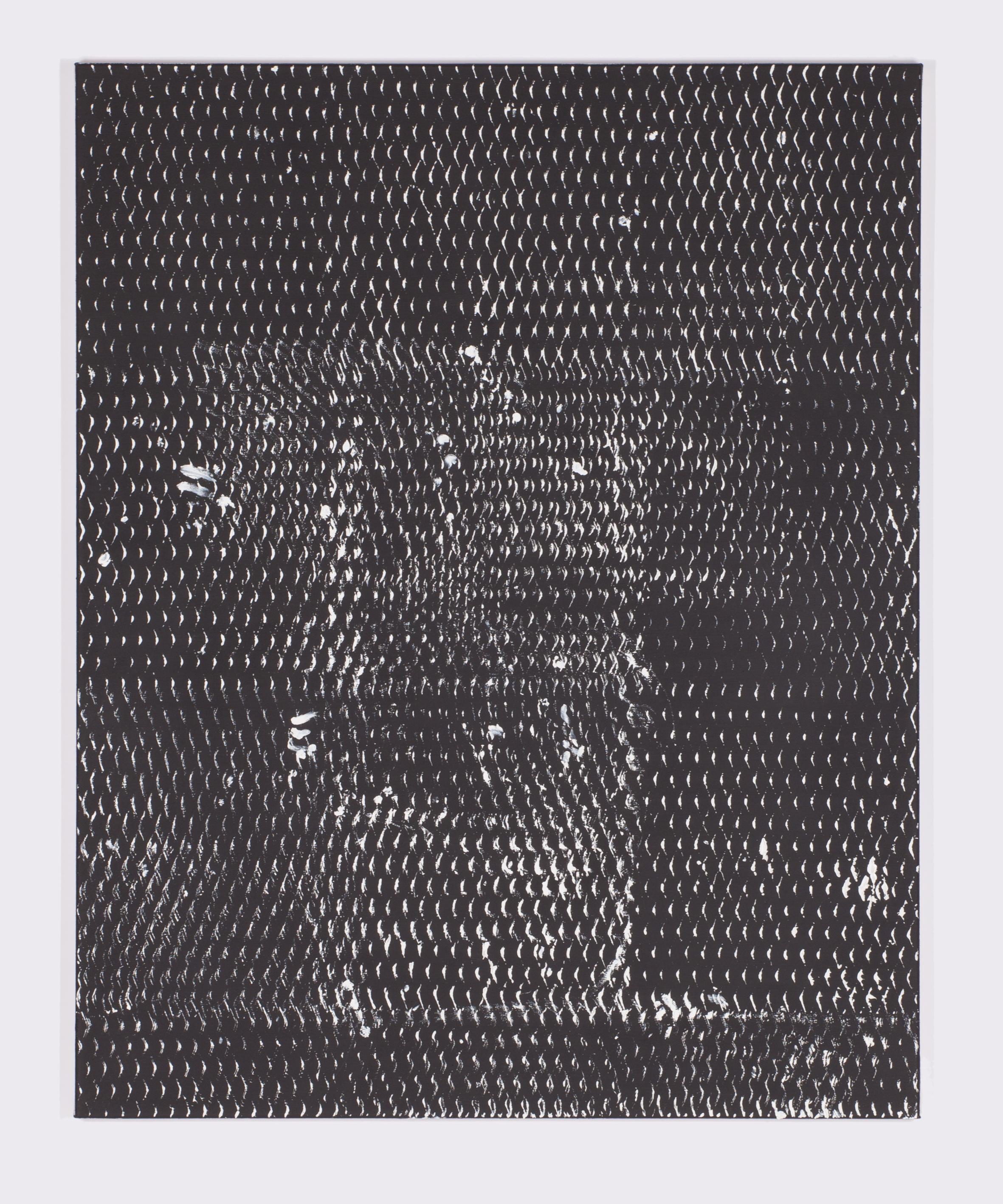 Schwarz-Weiß I, Ausziehbares Metallgemälde (Abstrakt), Painting, von Clemens Wolf