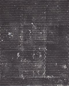 Bianco e nero I, II e III, Pittura su metallo stirato. Trittico