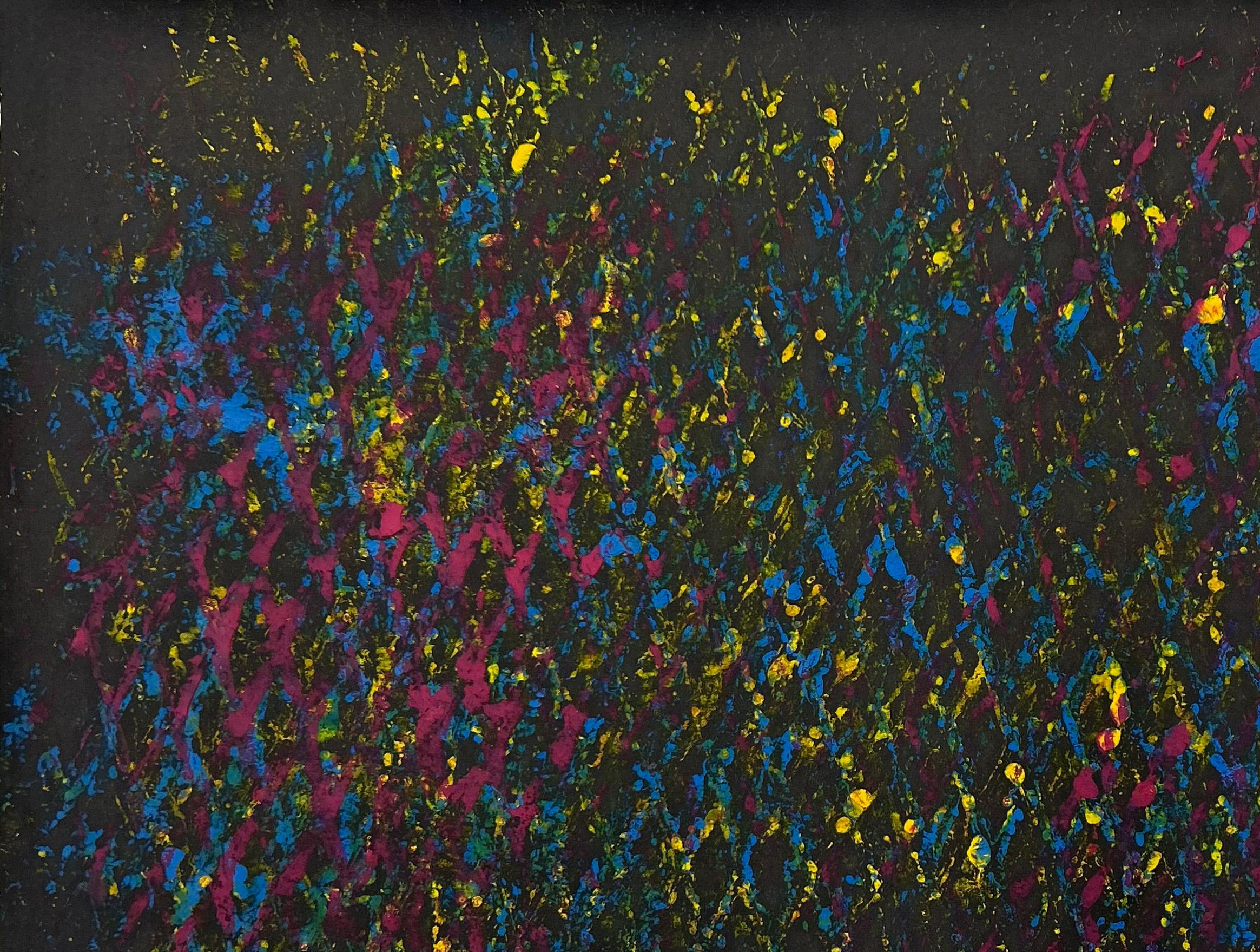 CMYK I and II, Expanded Metal Painting. Diptych For Sale 1