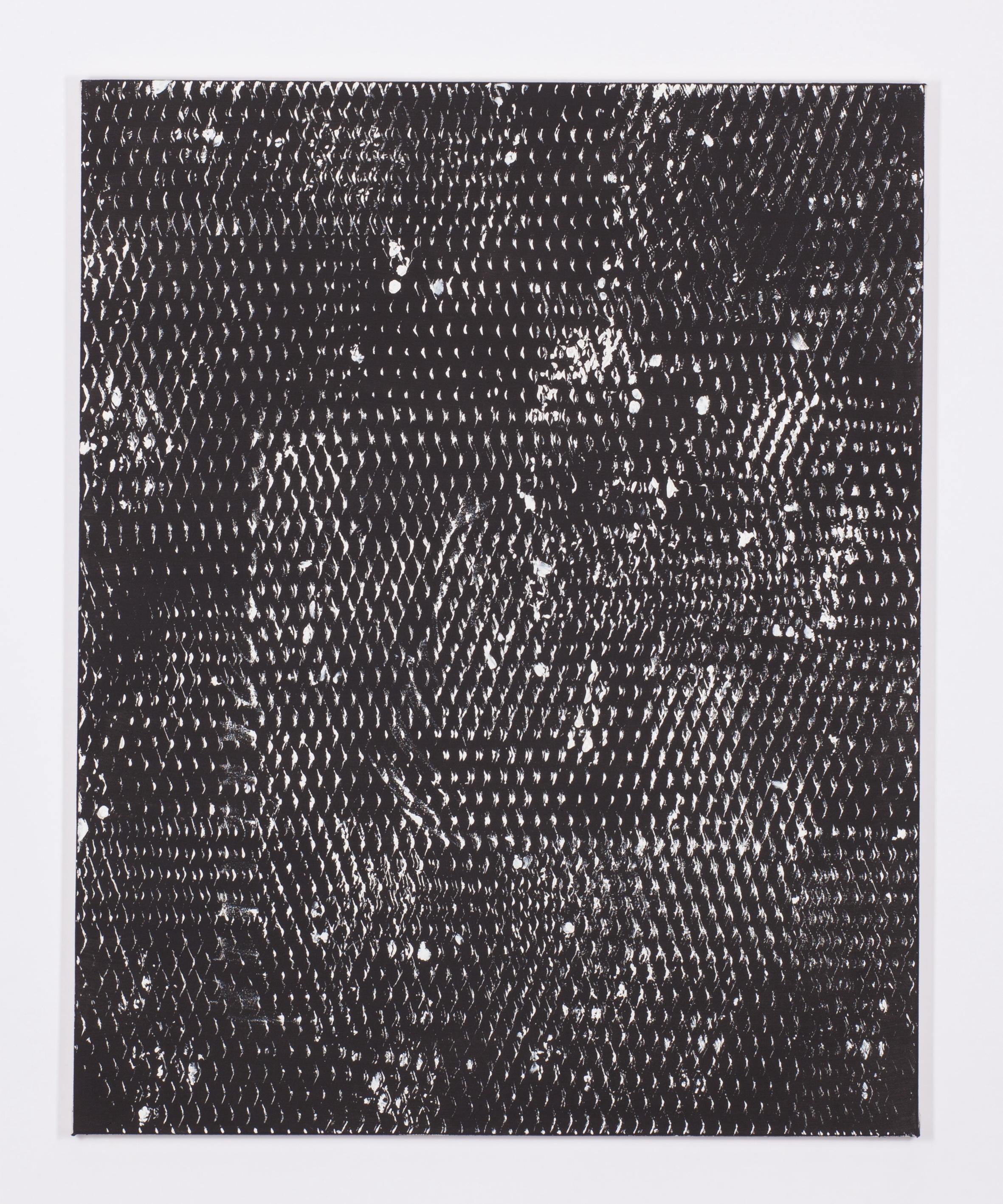 Schwarz-Weiß II, Ausziehbares Metallgemälde (Abstrakt), Painting, von Clemens Wolf