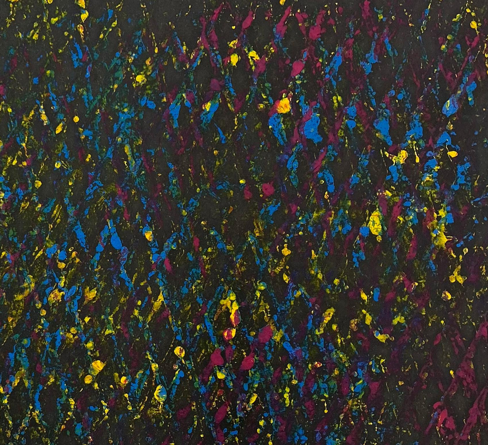 CMYK I, Expanded Metal Painting For Sale 1