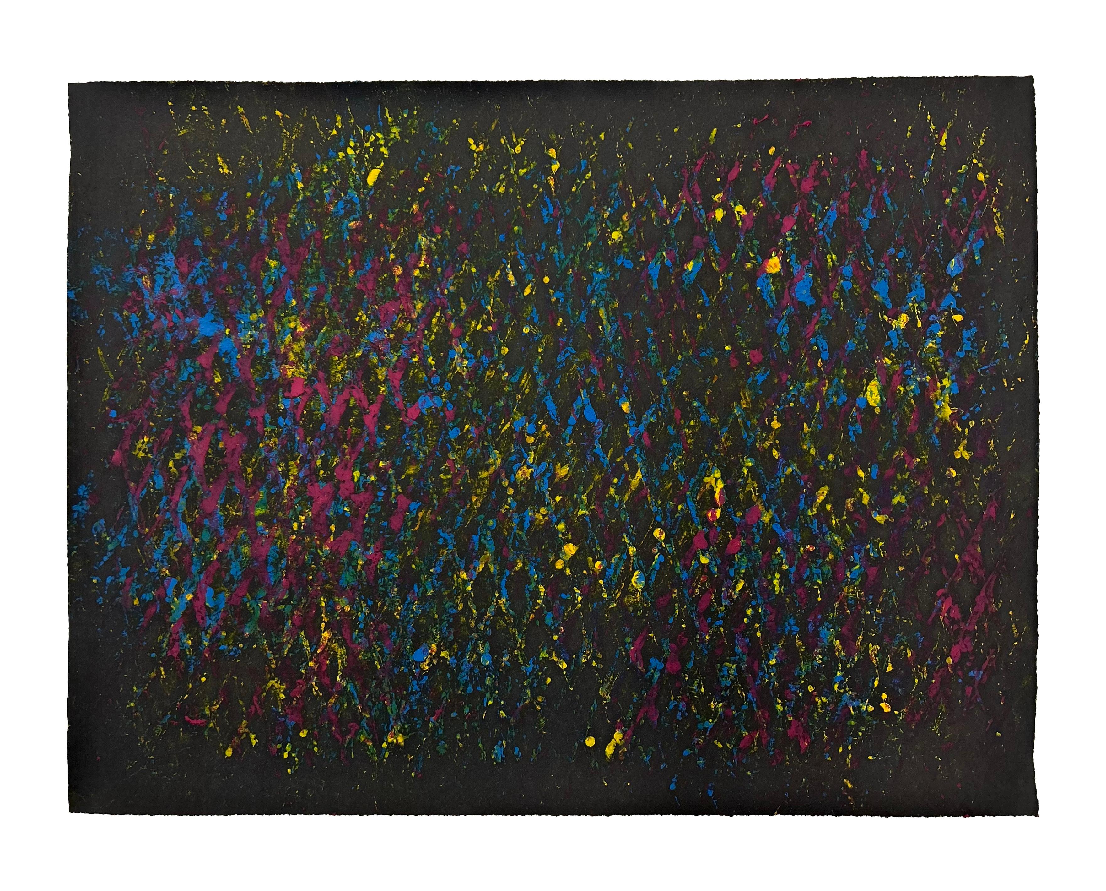 CMYK I, Expanded Metal Painting For Sale 3
