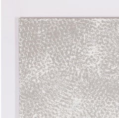 Grey and White I, Expanded Metal Painting