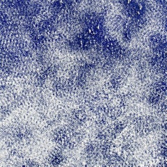White and Blue, Expanded Metal Painting