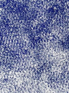 White and Blue, Expanded Metal Painting