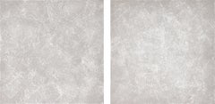 Greyn and White I and II, Expanded Metal Painting. Diptych