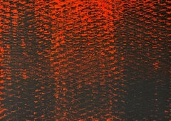 Red and Black II, Expanded Metal Painting