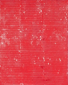Rot und Weiß II und III, Expanded Metal Painting. Diptychon