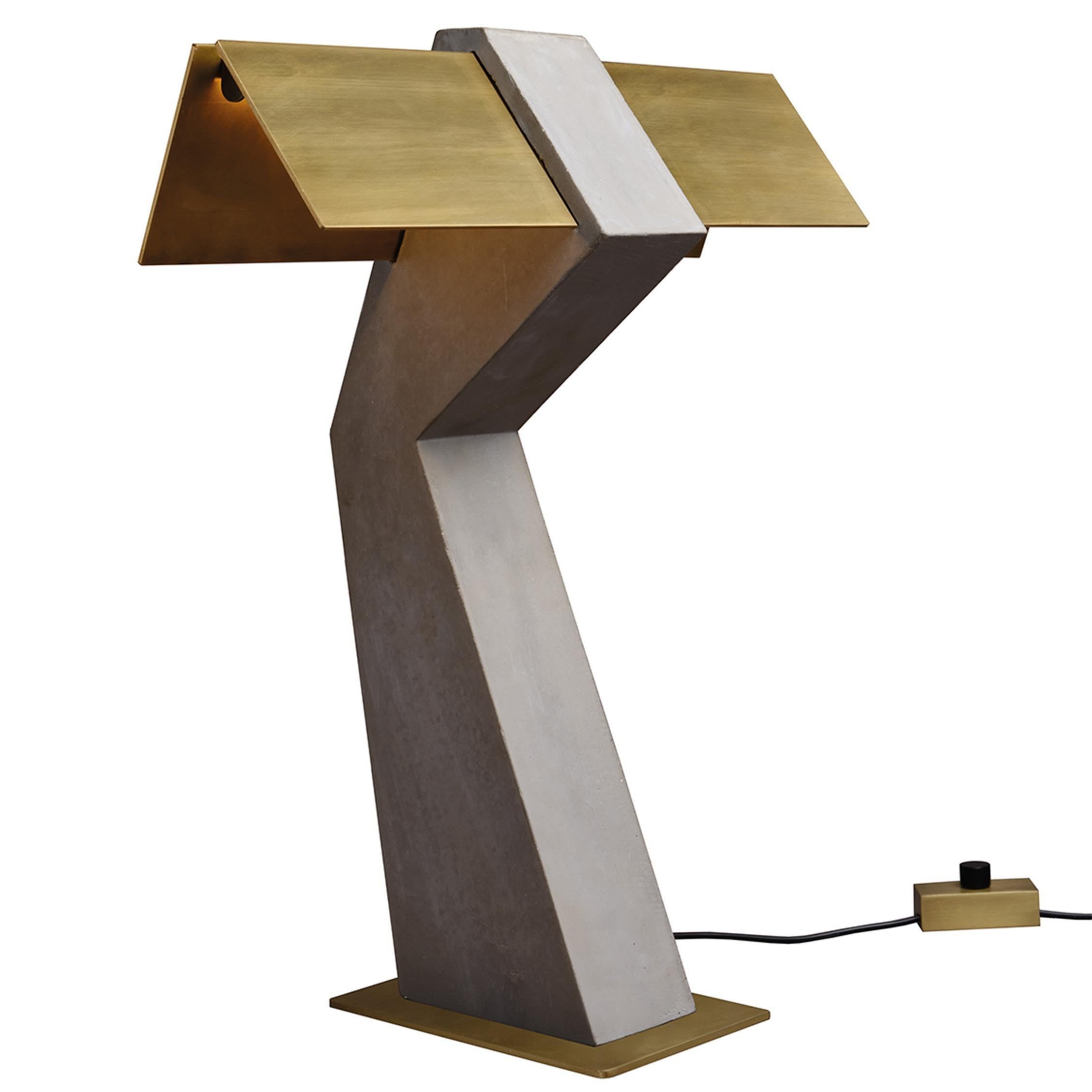 Clément Cauvet Lámpara de mesa 'TAU' de hormigón y acero para DCW éditions Paris Moderno en venta